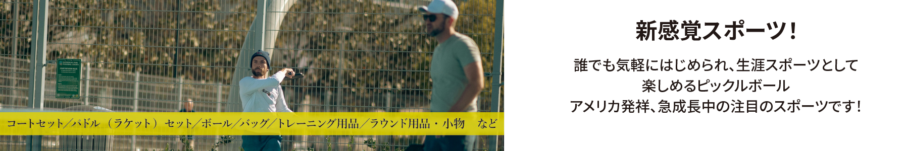 ピックルボールカテゴリ